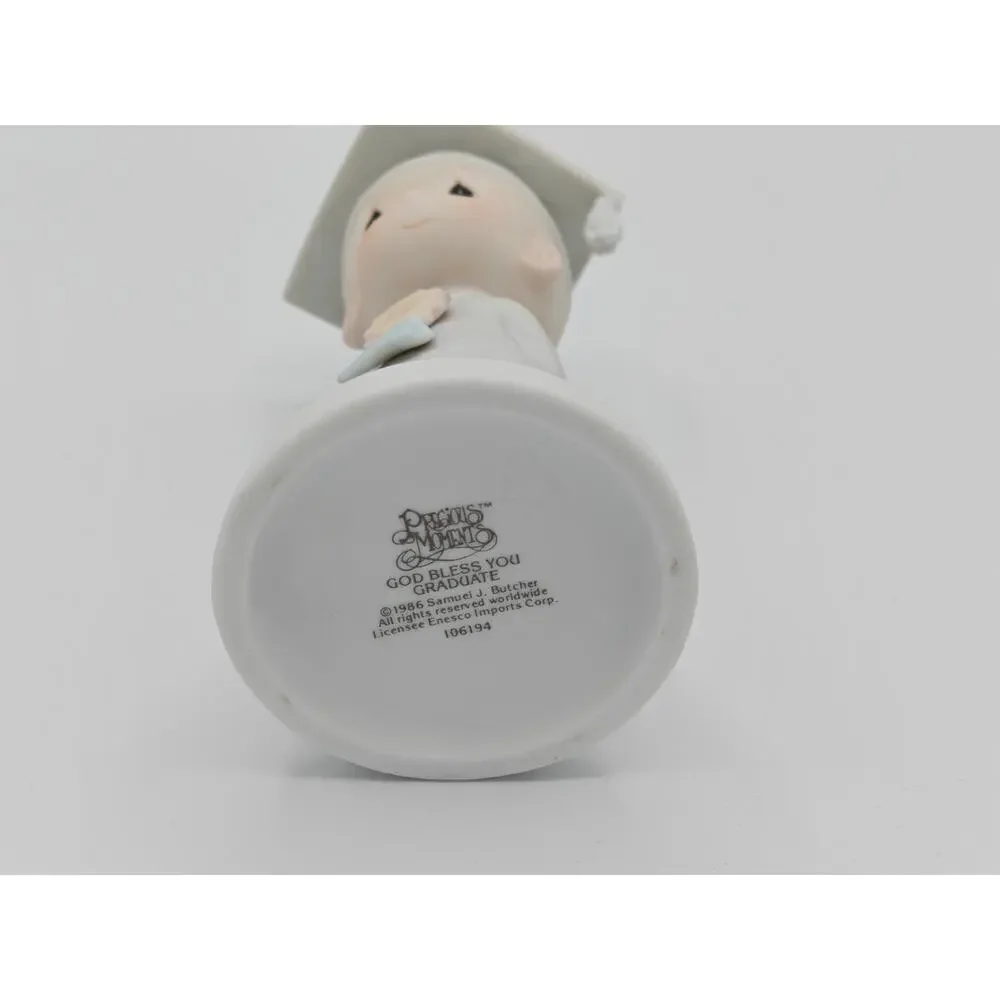 Precious Moments God Bless You Graduate Figurine 106194 Enesco‎ 1986 Collectible